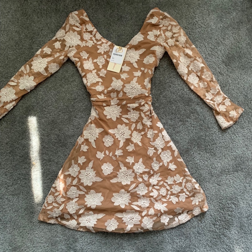 FL&L Bow Back Mini Dress 🤍🤎